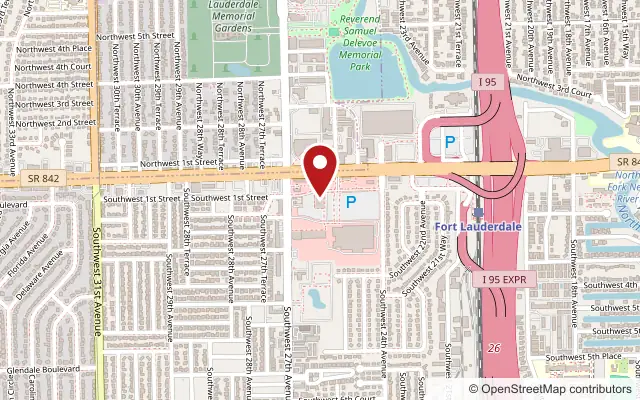 Map of Mangal Fort Lauderdale at 2630 W Broward Blvd, Ste 105, Fort Lauderdale, FL 33312